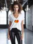 Jelly Belly Oversized Tee - White - Medium