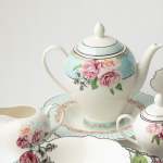 - Wavy Rose Tea Set Of 4