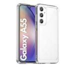 Clear Case For Galaxy A55 - Shockproof Candy Series Cover - Clear