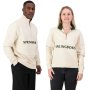 Springboks Word Quarter Zip Sweater / Ivory