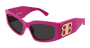 Sunglass Woman Pink Grey BB0321S-006 - Pink