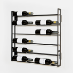 Emerging Creatives Vidda Wine Rack - Black