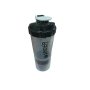 All-in-one Shaker Gym Bottle - Black