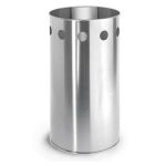 Wastepaper Bin Stainless-steel Matte 210MM - Symbolo