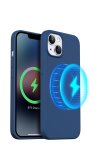 Magnetic Silicone Iphone Case Magsafe-compatible Back Cover For Apple Iphone 14 Pro Max
