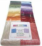 Jackie Robinson Wave Texture Strip-pies 40 2.5-INCH Strips Jelly Roll Benartex