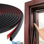 Rubber Weather Stripping Seal Strip For Doors windows Waterproof Self-adhesive Weatherstrip Soundproofing For Commercial Use Bla