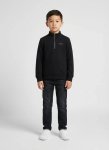 Calvin Klein Kids Chest Inst Logo Black Half Zip - 14Y Black
