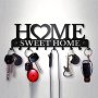 1PC Metal Key Holder For Wall Mount - Sweet Home Organizer And Decorative Hanger For Front Door Kitchen Store House Work Car And Vehicle