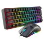 - Wired Rgb Backlit Keyboard & Mouse With Adjustable Brightness -black