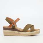 Tammy 1 Low Wedge - Olive - Olive 5