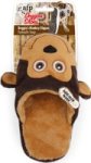 Doggie& 39 S Monkey Slipper Dog Toy Brown