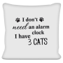 I Don't Have An Alarm Clock I Have 3 Cats Gift Snow Globe