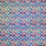 Faux Leather Mermaid Glitter Blue A4