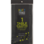 Black Plastic Party Table Cover