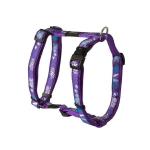 Rogz Fancy Dress Dog Classic Harness - Beach Bum Large Purple Forest