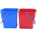 Multi Purpose Mop Trolley Bucket 25L - Red
