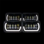 4X6" Bushdoof ‘angry Eye’ LED Headlights Set For