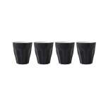 Maxwell & Williams Blend 4 Piece Sala Latte Cup Set Black