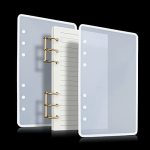 5-PIECE Full-featured Notebook Resin Casting Molds Kit - Includes 2 Pcs A6 Silicone Molds For Resin Book Cover 2 Pcs Three-ring