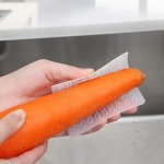 1PC Multi-functional Flexible Silicone Cleaning Brush For Vegetables Fruits Sink And Cutting Board Grooves - Portable Durable An