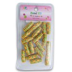 Fashion Hair Plastic Beads - Tribal Print