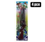 Gun Rifle Suction Dart Set 4PC 53X15CM