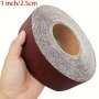 1 Inch Emery Cloth Roll Abrasive Sandpaper Rolls Assorted Sand Paper With Dispenser For Woodworking Automotive Metal Polishing 80 100 120 150 240 320 400 600 Grits Per Roll 6 Meters