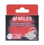 Galv. Staples 22G JT21 8MM X 1000PC NO.3