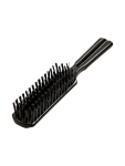 Black Rectangular Hair Brush - None Black