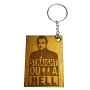 Supernatural Crowley Straight Outta Hell Themed Keyring