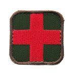 Embroidered Morale Patch - Medic Green 3" X 3