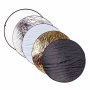 Pro 110CM 5 In 1 Soft|black|white|silver|gold Reflector - VS-RD-024