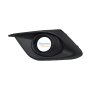 Mazda 3 Fog Grille Plain Black With Hole Left 14-16