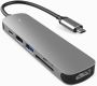 6 In 1 USB Type-c Hub 4K/30 Hz HDMI Usb-c Pd 3.0 USB 2.0 USB 3.0 Sd Card