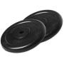 Rubber Weight Plate Set 30KG - 2X 15KG