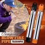 1pc Stainless Steel Fire Blow Tube Retractable Fire Blowing Stick For Outdoor Camping Hiking And Travel