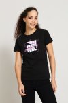 Puma Womens Graphics Logo Tee W Black - Black XL