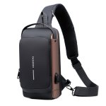 Matrix X23 Anti-theft Cross Body Sling Bag With USB Charging Port Secure Pu Travel Shoulder Bag