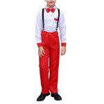 Boys Suits Formal Suspenders Wedding Tuxedos Ring Bearer Outfit Vest And Pants Set With Bow Tie For Teens 3-18 Years