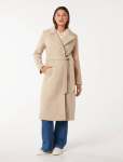 Polly Wrap Coat - 16 Warm Oatmeal