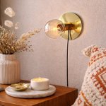 Brasso Disc Metal Wall Light