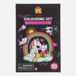 Neon Colouring Set Unicorns And Friends