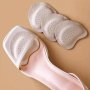 2 Pcs Non-slip Sandal Stickers: Pu Leather Forefoot Pads For Women's High Heels - Foot Care Insoles