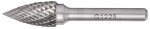 Craft Rotary Burr Tungsten 12X25X6MM Conical Curved