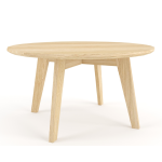 Round Cooper Coffee Table - White Oak