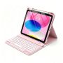 Compatible With Ipad A16 11TH/10TH Case With Backlit Keyboard Mouse