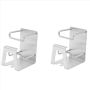 Stainless Steel Toothbrush Holder Wall Suction Toothpaste Holder