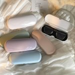 Chic Macaron-colored Fashion Glasses Case - Durable Uv Protection Portable Organizer For Women's Fashion Eyewear