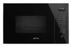 Smeg 25L Black Built-in Microwave With Grill - FMI125N